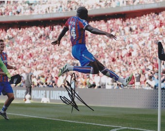 Football - Jean-Philippe Mateta - Hand Signed A4 Photograph - Crystal Palace - COA