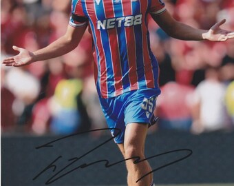 Football - Justin Devenny - Hand Signed A4 Photograph - Crystal Palace - COA