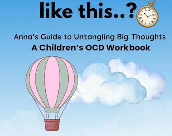 Children's OCD Workbook | CBT Coping Skills Activities, Anxiety Relief (Instant Download)
