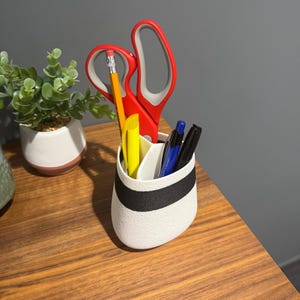 Custom Color Pencil Cup | Unique Desk Organizer for Home or Office