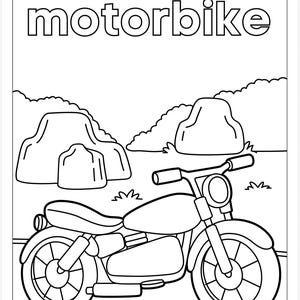 Printable Vehicle Coloring Book for Kids | Cars, Trucks, Planes | Fun ...