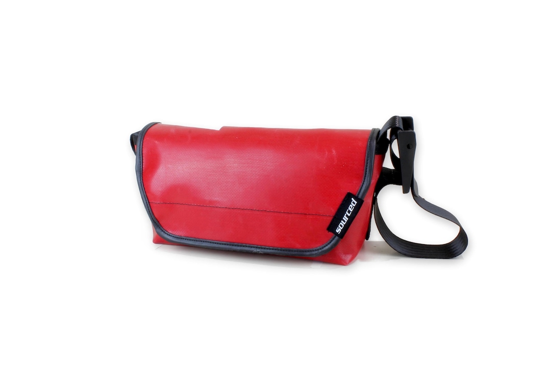 Shoulder Bag Made From Recycled Truck Tarpaulin Small Etsy