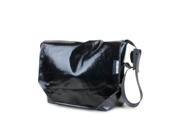 Messenger Bag made from Truck Tarp, Water resistant Laptop Bag, Courier Bag, Satchel, Shoulder Bag