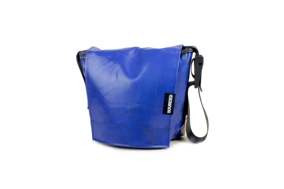 Small Truck Tarp Messenger Bag Waterproof Shoulder Bag Made From
