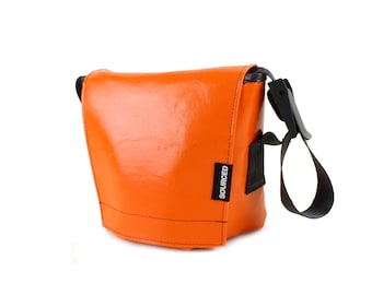 Small Truck Tarp Messenger Bag, Waterproof Shoulder Bag Made