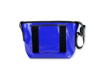Large Messenger Bag Made From Recycled Truck Tarp