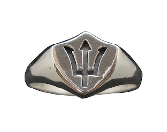 R001781 Bague Argent Massif 925 maçonnique