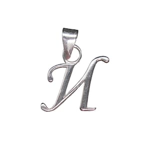 Sterling Silber Anhänger Charm gestempelt 925 Buchstabe È kyrillisch