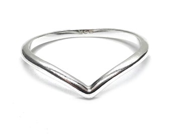 Sterling zilver sierlijke minimalistische ring solide echte gestempeld 925