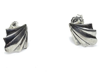 Stylish Sterling Silver Earrings Studs Solid Hallmarked 925