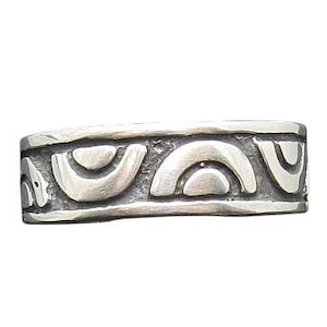 Sterling Silver Ring 6mm Wide Band Hallmarked 925 Nickel Free