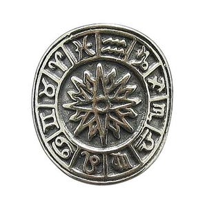 Sterling Silver Ring Zodiac Solid Stamped 925 Nickel Free