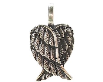 Änglavingarhänge i sterlingsilver 18 x 14 mm stämplat 925 nickelfritt