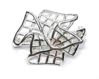 A000115 Broche Argent Massif 925 spirale