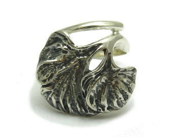 R000600 STERLING SILVER Ring Solid 925 Leaf