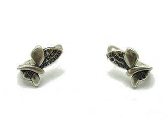 Small Sterling Silver Earrings Huggies Butterflies Hallmarked 925 Nickel Free