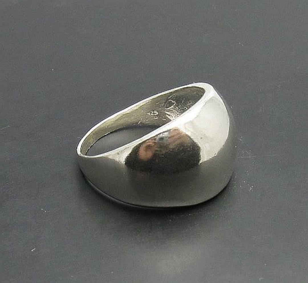 R000801 Plain Sterling Silver Ring Solid 925 - Etsy