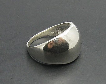 R000801 Plain Sterling Silver  Ring Solid 925