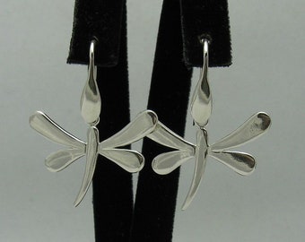 E000320 Sterling silver earrings925 Dragonfly