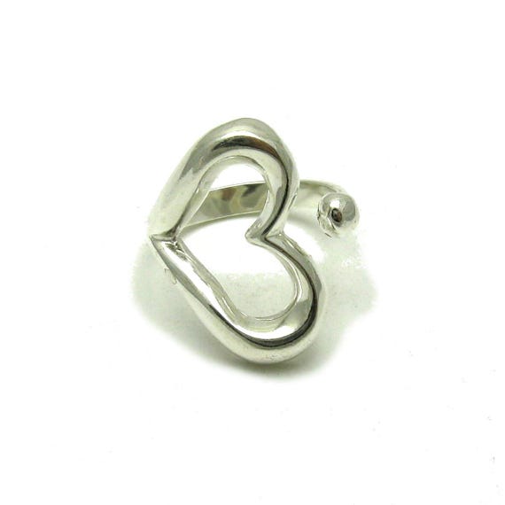 ☆nff☆ silver925 heart logo ring nff1 Vintage Marked 925 and Signed NF Heart Ring - Etsy