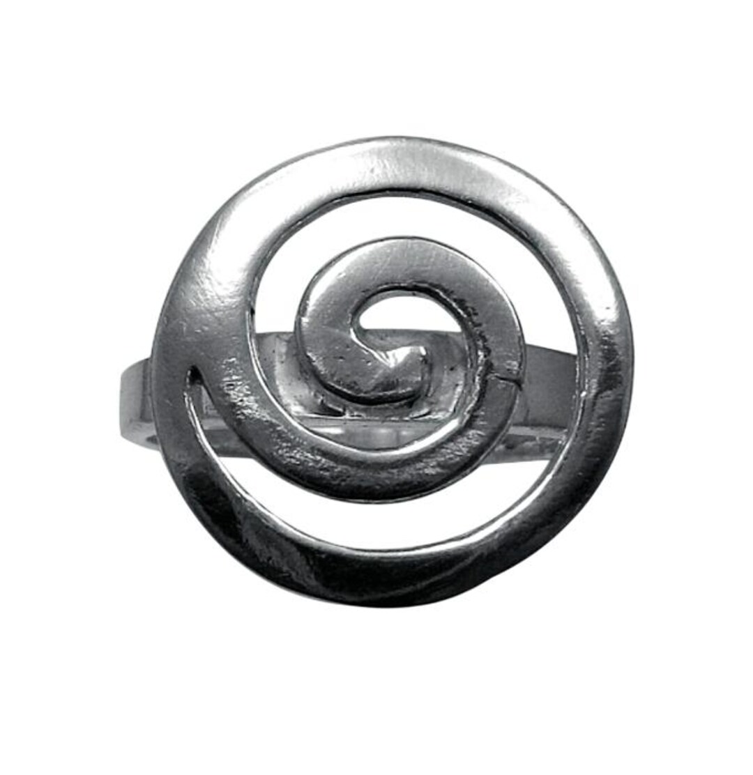 Anello Minimalista In Argento Sterling A Spirale Autentico - Foto 13