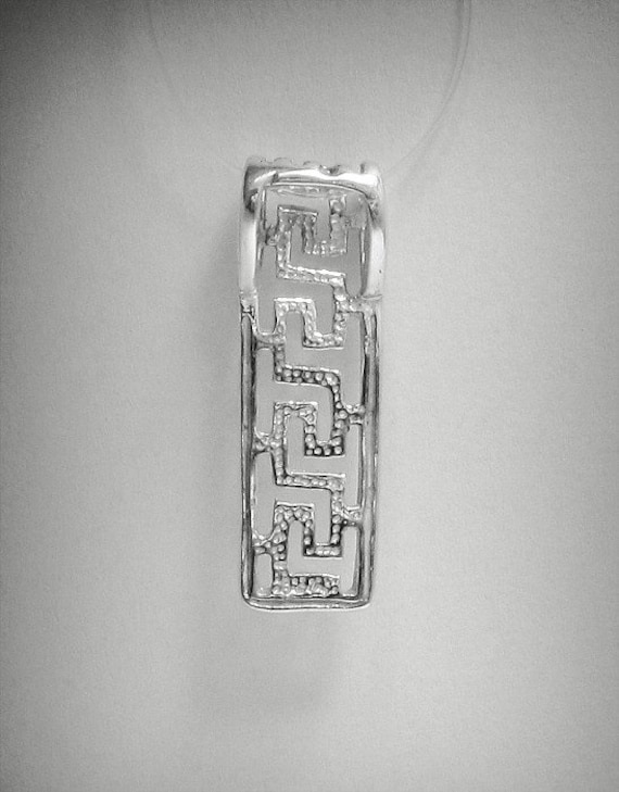 Sterling Silver Pendant Solid 925 Meander PE000844 EMPRESS