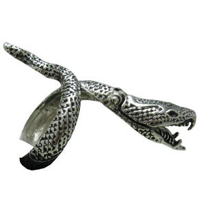 Sterling Silver Ring Big Snake Solid Hallmarked 925 Nickel Free