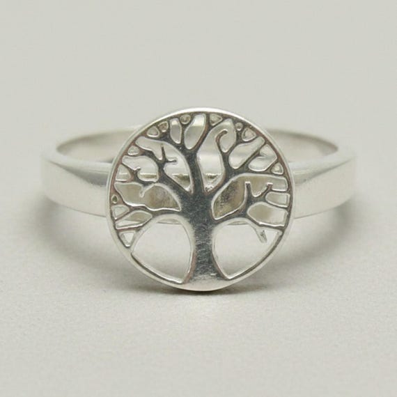 Sterling Silver Tree of Life Ring
