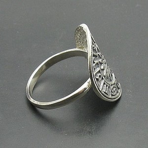 R000781 Sterling Silver Ring Solid 925 Zodiac image 3