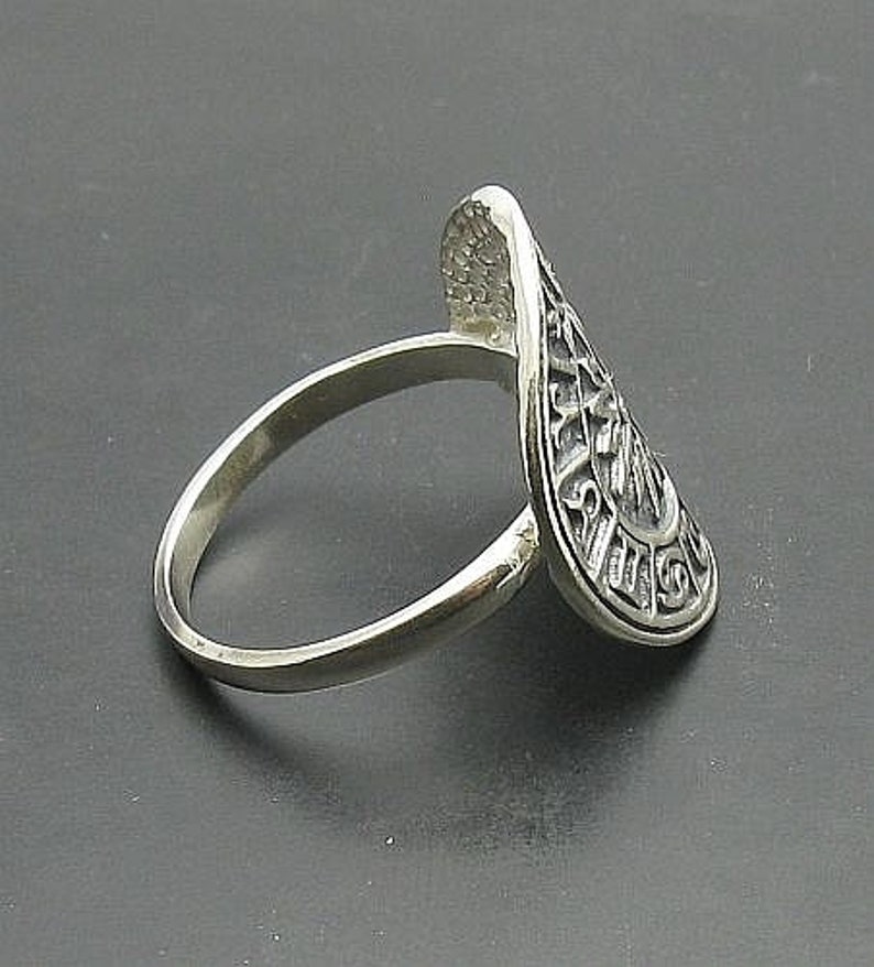 R000781 Sterling Silver Ring Solid 925 Zodiac image 3