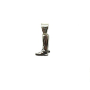 Sterling silver pendant charm Boot genuine solid 925