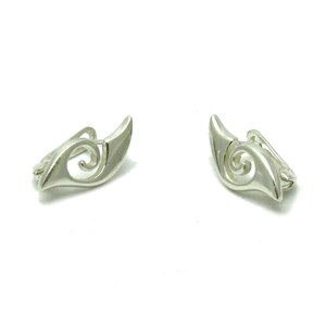 E000557 Sterling silver earrings 925 French clip image 3