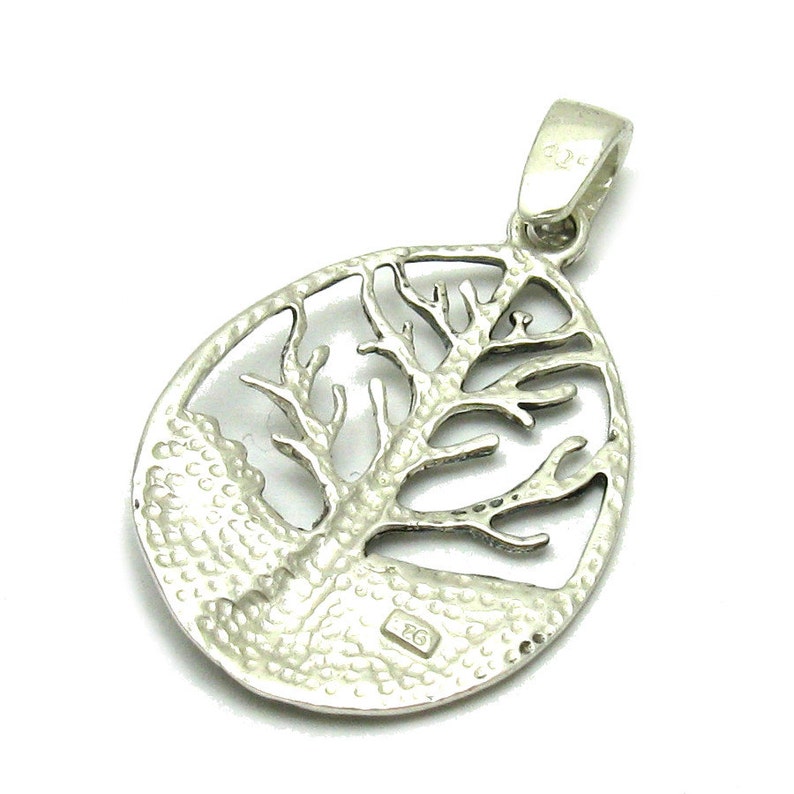 PE001056 Sterling Silver Pendant Tree of Life Solid 925 Charm - Etsy