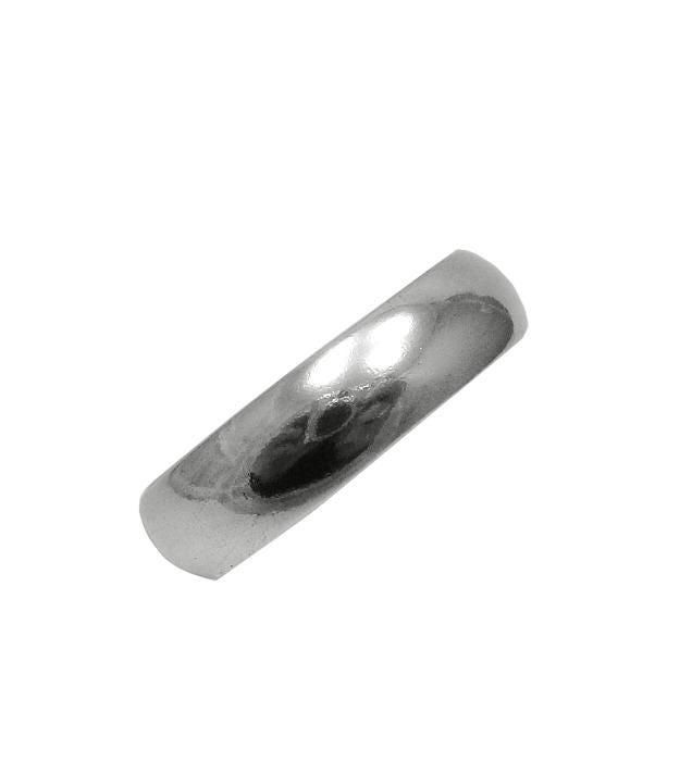 Sterling Silver Ring 5mm Wide Band Solid Hallmarked 925 Sterling Silver Ring 5mm Wide Band Solid Hallmarked 925