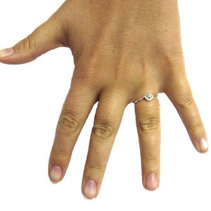 R001347 Petite Bague Argent Massif 925 image 4