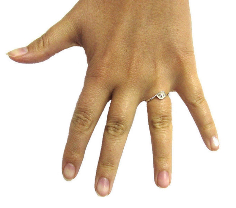 R001347 Petite Bague Argent Massif 925 image 4