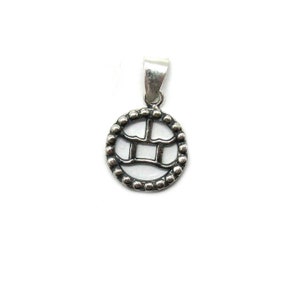 Sterling silver pendant charm zodiac sign Libra hallmarked 925