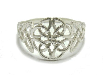R001778 Sterling silver Celtic ring solid 925