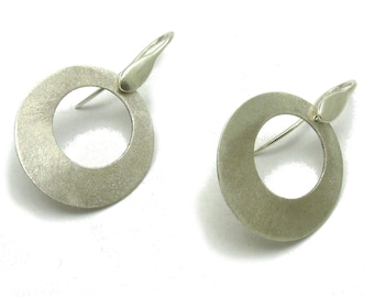 E000664 Sterling silver earrings 925 Circles