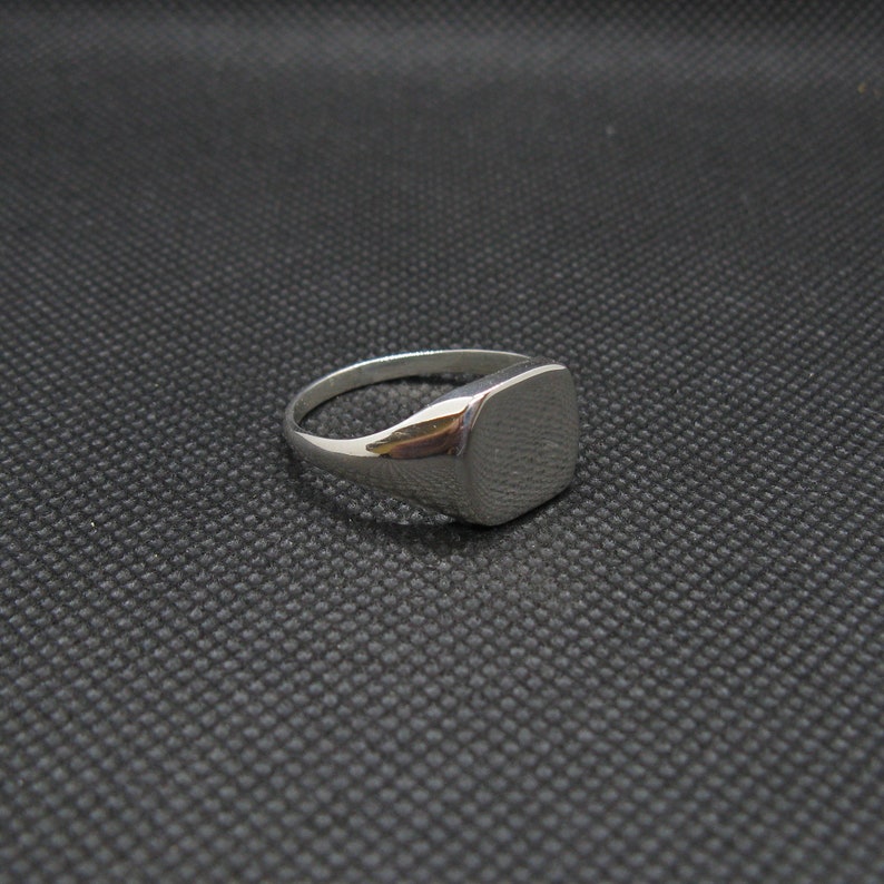 Custom Engraved Sterling Silver Men Ring Genuine Solid Etsy