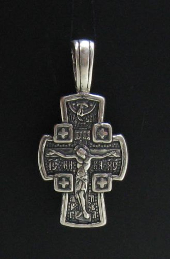 STERLING SILVER PENDANT SOLID 925 ORTHODOX CROSS NEW STERLING SILVER PENDANT SOLID 925 ORTHODOX CROSS NEW