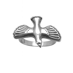 Sterling Silver Bird Ring: Nature-Inspired Jewelry, 925 Hallmarked