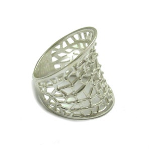 R000675 Stylish sterling silver ring solid 925 image 3