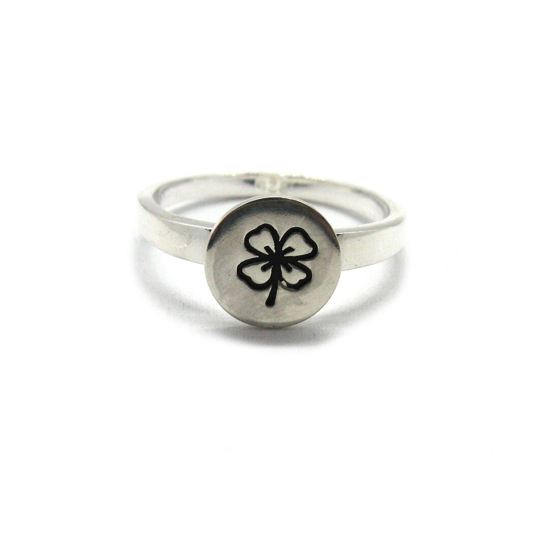【美品】 LORO ring 17号/19号 silver925 Genuine Sterling Silver Ring Solid 925 Clover R001924 - Etsy