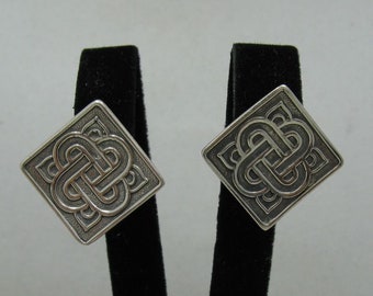 E000168 Sterling silver earrings 925 French clip