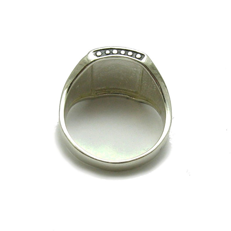 R001720 Sterling Silver Men Ring Solid 925 Symbol IYI Etsy