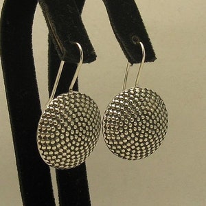 E000378 Sterling silver earrings 925 Circle imagem 3