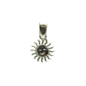 Sterling Silver Pendant hallmarked 925 Sun