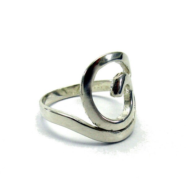 Anello Minimalista In Argento Sterling A Spirale Autentico - Foto 9