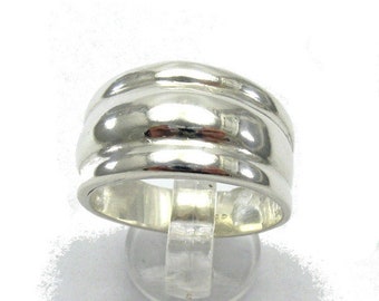 R000024 Sterling silver ring solid 925 plain band